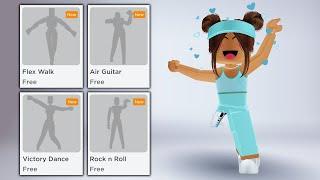 GET THESE 4 NEW ROBLOX EMOTES + TRASH NEW UPDATE 