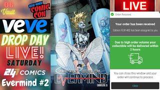 VeVe Drop Day LIVE - 24/7 COMICS Evermind #2 Digital Collectibles NFT Drop! New York Comic Con #NYCC