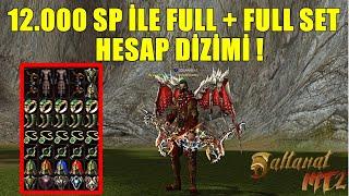 12 BİN SP İLE FULL + FULL SET 300 LEVEL HESAP DİZİMİ ! (SaltanatMt2 YouAreMyDestiny)