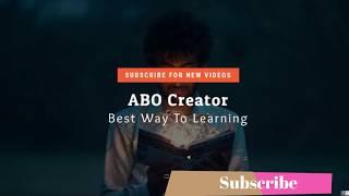 ABO Creator - Best Way To Learning 