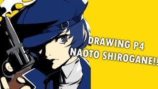 Drawing Naoto Shirogane from Persona 4 - Persona Spotlight Project [Commission]