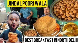 Best Place For Breakfast In North Delhi | Jindal Poori Wala