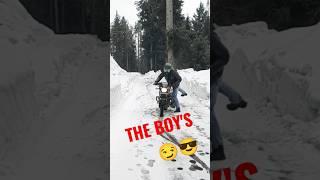 -THE Boys Snow ride,s #bikelover#viral #sorts #explore #vlogs #viralshorts #status #trending#rider