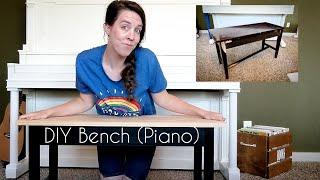 DIY Piano Bench with Half Laps & Tapered Legs | Woodworking Project Tutorial