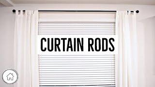 DIY How to hang curtain rods - EASY project!!