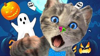 LITTLE KITTEN ADVENTURE HALLOWEEN JOURNEY - FUN VIDEO FOR BABIES AND TODDLERS HALLOWEEN SPECIAL