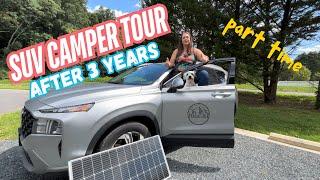 Efficient SUV Camper Setup | CHEAPER than Rent | Full Tour | Easy No Build #suvcamping