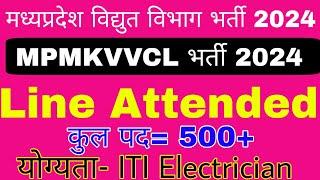 MPMKVVCL LA recruitment 2024 mpmkvvcl line attended new vacancy 2024