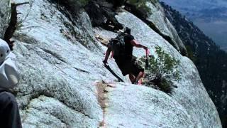 Crossing Ebersbacher Ledges Mt Whitney - First Time