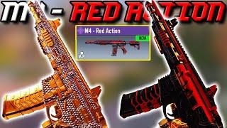 M4 RED ACTION BLUEPRINT WITH DIAMOND CAMO GAMEPLAY in COD MOBILE