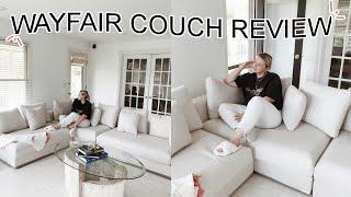 i bought a couch from wayfair | MOORE LIVING MODULAR SECTIONAL REVIEW