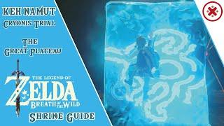 GUIDE Keh Namut (Cryonis) Shrine Legend of Zelda Breath of the Wild (All Chests)