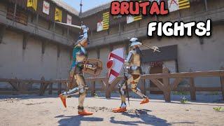 Brutal Fights & Gore in Physics Based Medieval Fencing Game! - Half Sword Playtest #34