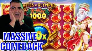 EPIC COMEBACK & JACKPOTS On Olympus 1000x