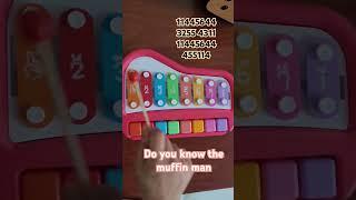 Do you know muffin man Xylophone tutorial #xylophone #music #nurseryrhymes