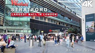 London's Largest Mall: Inside Westfield Stratford 4K Walking Tour