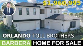 Orlando Toll Brothers Home For Sale | Barbera Plan | Open Concept Luxury Home | Orlando Realtor