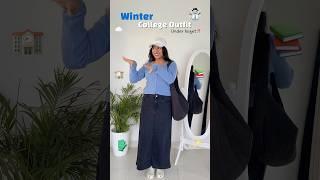 Wearable College Outfit Ideas ‍ #collegeoutfits #shortsvideo #winteroutfits #winterhaul #fyp