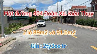 Bán đất mặt đường 404 Đoàn Xá, Kiến Thụy, Hải Phòng