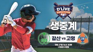 갈산 vs 고명 제21회 딜라이브기 초등학교 야구대회 생중계ㅣ딜라이브TV