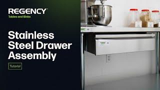 Regency Stainless Steel Drawer Assembly