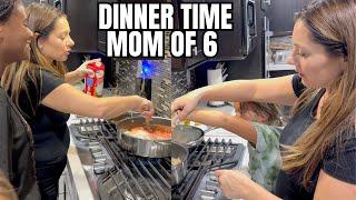 Family Cooking In The Kitchen Vlog  I Weeknight Dinner for my family of 8