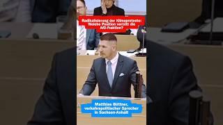 #MatthiasBüttner (Staßfurt): „Verhandeln nicht mit Erpressern oder Extremisten!“ #AfD #AfDLSA