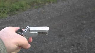 Derringer REX by Dressler cal .22 Flobert Shoot.AVI