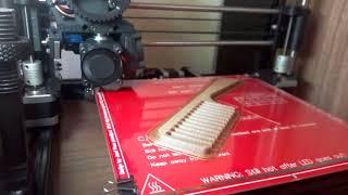 3D Print Time-Lapse Video: Simple Comb