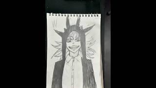 (ChainsawMan) New Girl #drawing #art #anime #timelapse #sketch #chainsawman