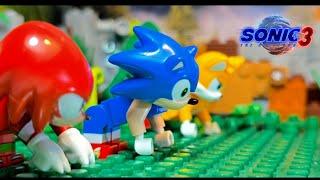 Team Sonic Race | Sonic 3 Movie Scene in LEGO (All race)