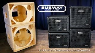 MESA® Subway® Ultra-Lite 1x12 & 1x15 Official Cab Demo/Comparison