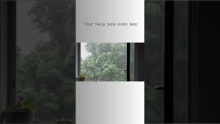 【집중 1분】빗소리로 마음을 비우세요 ️   【1 Min Focus】Relaxing Rain Sounds for Deep Concentration ️