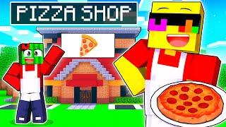 Opening Our PIZZA SHOP Restaurant in Minecraft