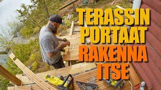 TERASSIN PORTAIDEN RAKENNUS | Rakenna Itse