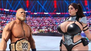 WWE 2k24 l Brock Lesnar vs Manga - SummerSlam