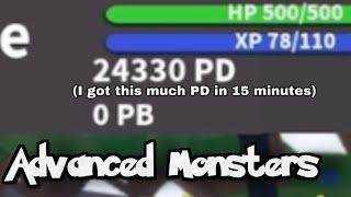 Easiest (and fastest) way to get PD in advanced monsters