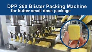 DPP 260 Automatic Butter Blister Packing Machine for Jam Sauce Small Dose Blister Packaging Machine