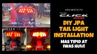 Honda Click 125/150 DIY JPA Tail light (MUSTANG LOOK) Installation  | RARA PH