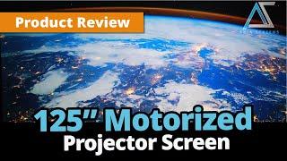 AKIA Screens 125” Electric Motorized Projector Screen I Reviewed by TheStanleyWay