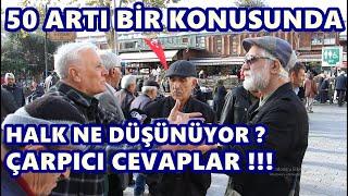 50ARTIBİR KONUSU , ÇARPICI CEVAPLAR ! #zdayı #sokakröportajları #gündem