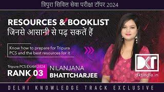 Rank 3 Tripura Civil Service Exam 2024 | Nilanjana Bhattacharjee's Strategy For Tripura PCS