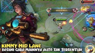 Kimmy Mid Lane Gak Tersentuh Ini | Kimmy Build Tersakit - Mobile Legends