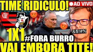 FORA TITE URGENTE! PÓS JOGO RAIZ AO VIVO! FLAMENGO X VASCO!