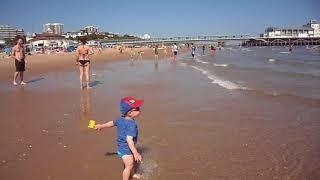 Dylan chan at Bournemouth Beach