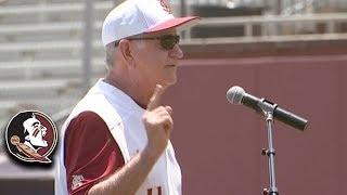 Florida State Head Coach Mike Martin Honored Before Final Home Game