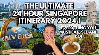 What to do in Singapore for 24 HOURS 2025  - GUIDE of what to EAT, SEE and DO!