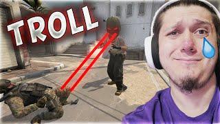 BİR BAKIŞ İLE MERTCAN'I ÖLDÜRÜYORUM - EFSANE HİLE İLE TROLL!! CS-GO