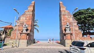   BALI KUTA BEACHFRONT Morning Walk | Bali Travel | Virtual Tour