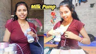 Baby milk pump machine//#desivlog